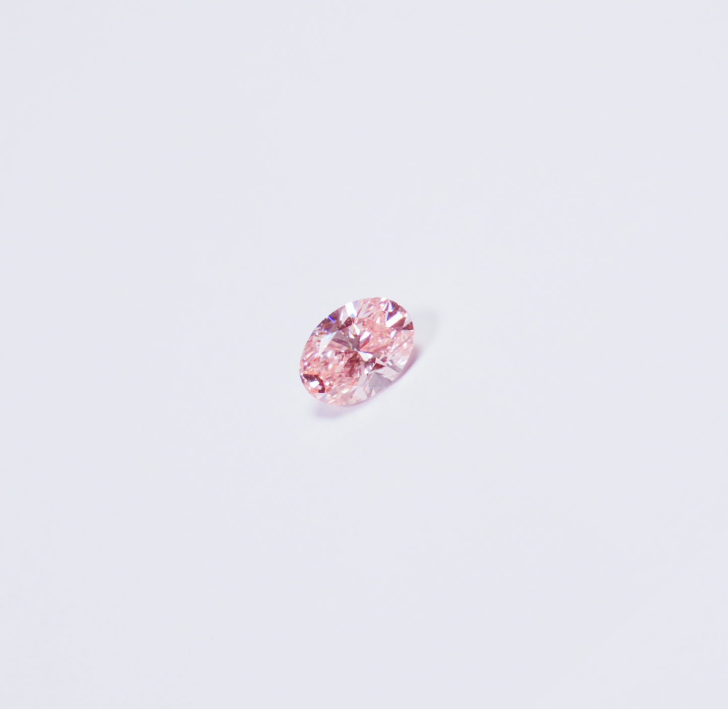 Oval 2ct Fancy Vivid Pink VS1 EX EX