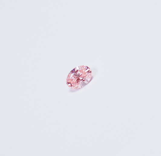 Oval 2ct Fancy Vivid Pink VS1 EX EX