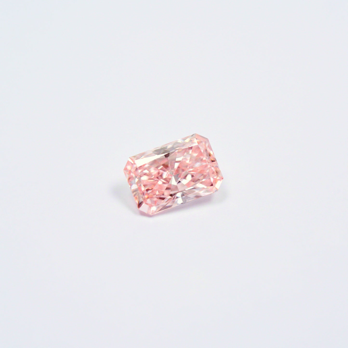 Radiant 3.08ct Fancy Vivid Pink VVS2 EX EX