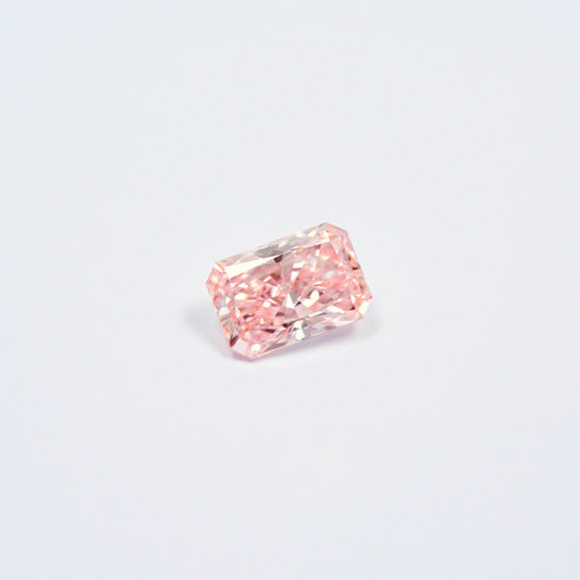 Radiant 3.08ct Fancy Vivid Pink VVS2 EX EX