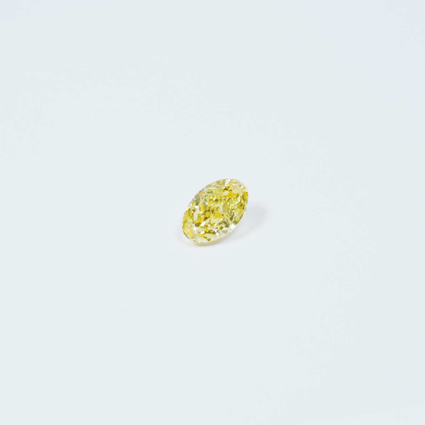 Oval 3.78ct Fancy Vivid Yellow VS1 EX EX None